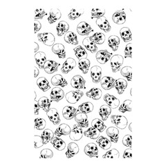 A Lot Of Skulls White Shower Curtain 48  X 72  (small)  by jumpercat