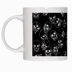 A Lot Of Skulls Black White Mugs by jumpercat