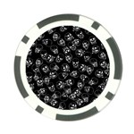 A Lot Of Skulls Black Poker Chip Card Guard (10 pack) Back