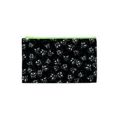 A Lot Of Skulls Black Cosmetic Bag (xs) by jumpercat