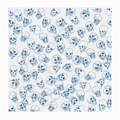 A Lot Of Skulls Blue Medium Glasses Cloth by jumpercat