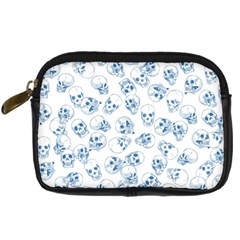 A Lot Of Skulls Blue Digital Camera Cases by jumpercat