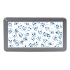 A Lot Of Skulls Blue Memory Card Reader (mini) by jumpercat