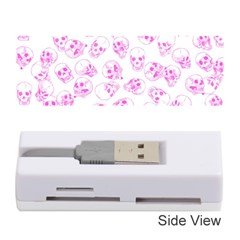 A Lot Of Skulls Pink Memory Card Reader (stick)  by jumpercat