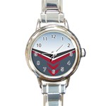 Modern Shapes Round Italian Charm Watch Front