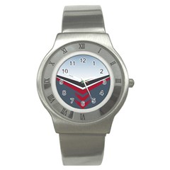 Modern Shapes Stainless Steel Watch by jumpercat