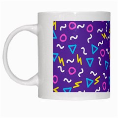 Retro Wave 1 White Mugs by jumpercat