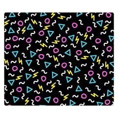 Retro Wave 3 Double Sided Flano Blanket (small)  by jumpercat