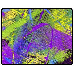 Ink Splash 02 Double Sided Fleece Blanket (medium) 