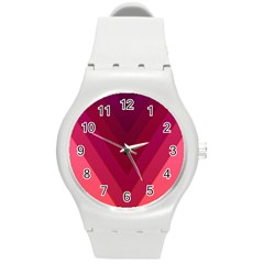 Tri 02 Round Plastic Sport Watch (m) by jumpercat