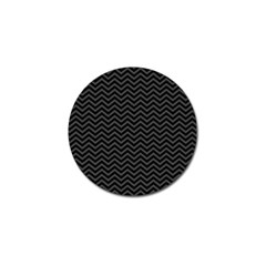 Dark Chevron Golf Ball Marker