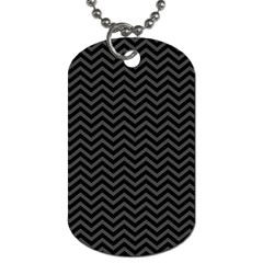 Dark Chevron Dog Tag (Two Sides)