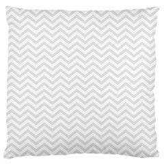 Light Chevron Large Cushion Case (one Side) by jumpercat