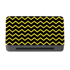 Yellow Chevron Memory Card Reader With Cf by jumpercat
