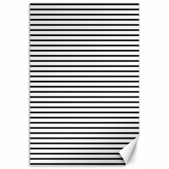 Basic Horizontal Stripes Canvas 24  X 36  by jumpercat