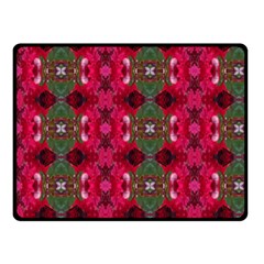 Christmas Colors Wrapping Paper Design Double Sided Fleece Blanket (small)  by Fractalsandkaleidoscopes