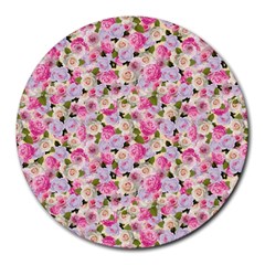 Gardenia Sweet Round Mousepads by jumpercat