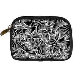 Fractal Sketch Dark Digital Camera Cases by jumpercat