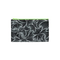 Fractal Sketch Dark Cosmetic Bag (xs) by jumpercat