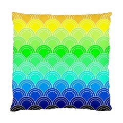 Art Deco Rain Bow Standard Cushion Case (two Sides) by NouveauDesign