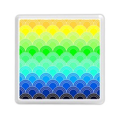 Art Deco Rain Bow Memory Card Reader (square)  by NouveauDesign