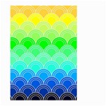 art deco rain bow Large Garden Flag (Two Sides) Front