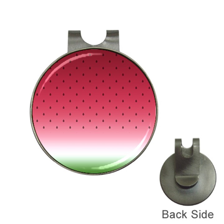 Watermelon Hat Clips with Golf Markers