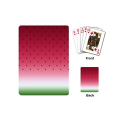 Watermelon Playing Cards (mini)  by jumpercat