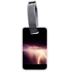 Storm Weather Lightning Bolt Luggage Tags (one Side)  by BangZart