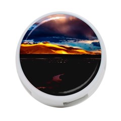 India Sunset Sky Clouds Mountains 4-port Usb Hub (one Side) by BangZart