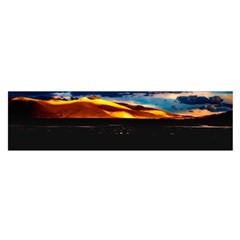 India Sunset Sky Clouds Mountains Satin Scarf (oblong)