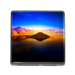 Crater Lake Oregon Mountains Memory Card Reader (square) by BangZart