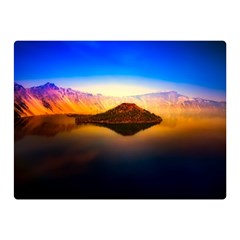 Crater Lake Oregon Mountains Double Sided Flano Blanket (mini)  by BangZart