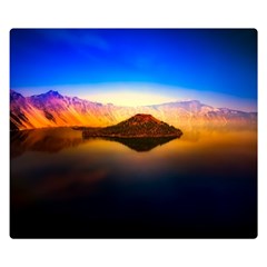 Crater Lake Oregon Mountains Double Sided Flano Blanket (small)  by BangZart