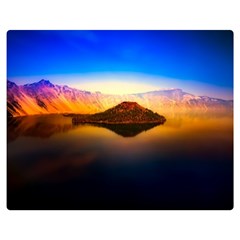 Crater Lake Oregon Mountains Double Sided Flano Blanket (medium)  by BangZart