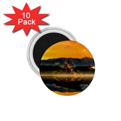 Bled Slovenia Sunrise Fog Mist 1 75  Magnets (10 Pack)  by BangZart