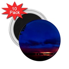 Canada Lake Night Evening Stars 2 25  Magnets (10 Pack)  by BangZart