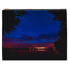 Canada Lake Night Evening Stars Cosmetic Bag (xxxl)  by BangZart