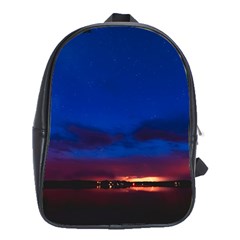 Canada Lake Night Evening Stars School Bag (xl)