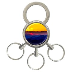 Austria Landscape Sky Clouds 3-ring Key Chains by BangZart