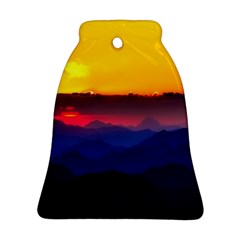 Austria Landscape Sky Clouds Bell Ornament (two Sides) by BangZart