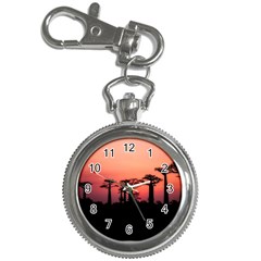 Baobabs Trees Silhouette Landscape Key Chain Watches