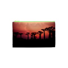 Baobabs Trees Silhouette Landscape Cosmetic Bag (xs)