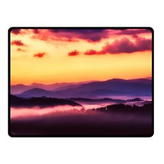 Great Smoky Mountains National Park Double Sided Fleece Blanket (small) 