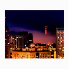 San Francisco Night Evening Lights Small Glasses Cloth