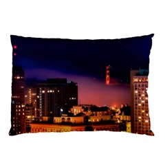 San Francisco Night Evening Lights Pillow Case (Two Sides)