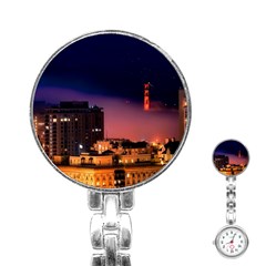 San Francisco Night Evening Lights Stainless Steel Nurses Watch