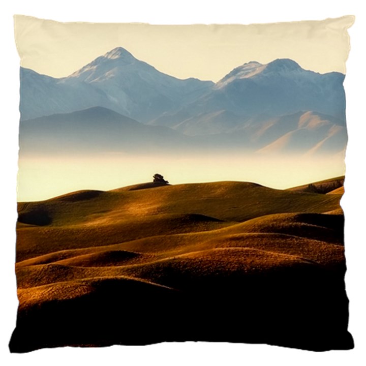 Landscape Mountains Nature Outdoors Standard Flano Cushion Case (One Side)