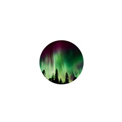 Aurora Borealis Northern Lights 1  Mini Buttons