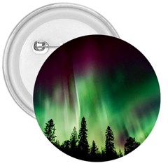 Aurora Borealis Northern Lights 3  Buttons